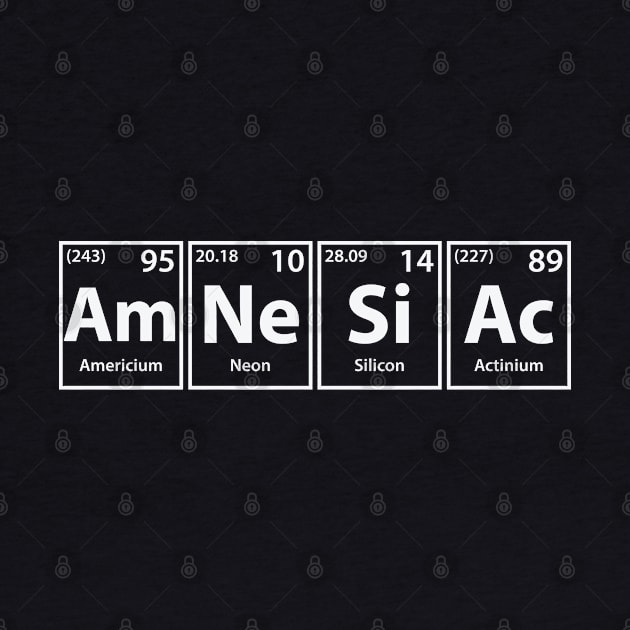 Amnesiac (Am-Ne-Si-Ac) Periodic Elements Spelling by cerebrands